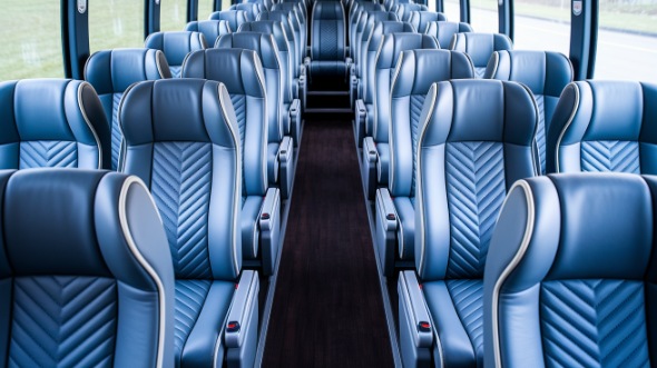 56 passenger charter bus interior glendale