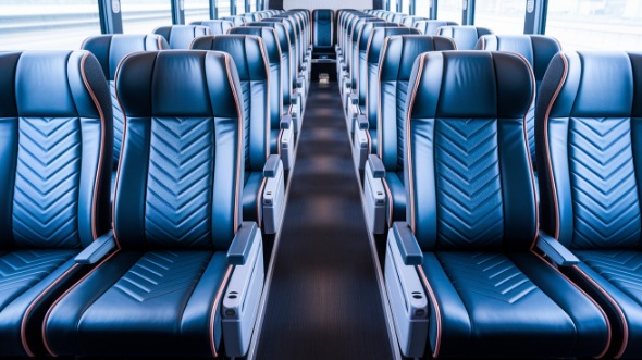 56 passenger charter bus rental