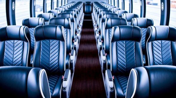 mesa 50 passenger charter bus inside
